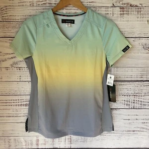 Koi Basics Cali Womens Scrub Top XXS Pastel Ombre Scrubs Shirt Medical - Picture 1 of 8