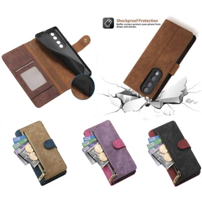 Case for Huawei Pura 70 P60 P50 Mate 60 50 Multicard Zip Wallet Case Phone Cover - Image 1 of 4