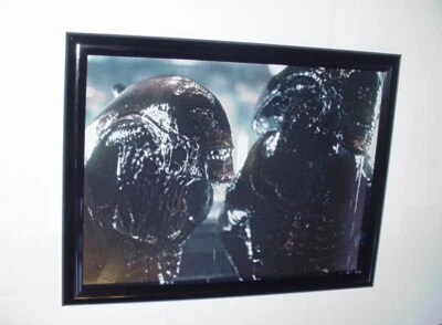 Aliens Poster #10 FRAMED Two Aliens H.R. Giger Alien Resurrection Movie - Image 1 of 4