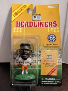 HEADLINERS 1998 Heroes of the Gridiron - Herman Moore, Univ. Of Virginia - NEW - Picture 1 of 2