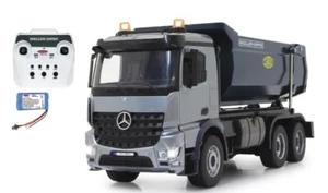 JAMARA - Camion benne télécommandé – MERCEDES Arocs - 1/20 - JAM406301 - Picture 1 of 6