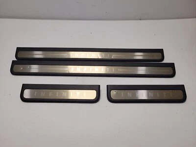 2007-2013 INFINITI G35 G37 All 4 DOOR SILL SCUFF MOLDING STEP PLATE OEM #31 Foto 1 de 4