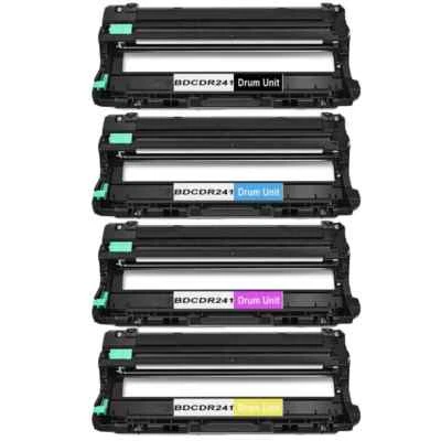 4 Drum Compatible With Brother DR241 DCP-9015CDW 9020CDW HL-3140CW MFC9140CDN - Image 1 of 4