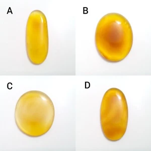 Fantastic Top Yellow Onyx Oval Shape Cabochon Loose Gemstone Jewelry For Making - Picture 1 of 13