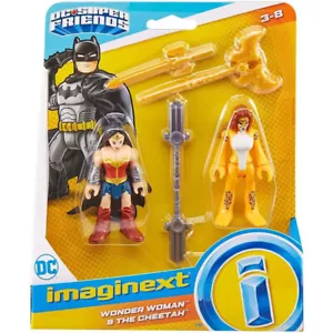 Fisher-Price Imaginext DC Super Friends Wonder Woman & The Cheetah GKJ68 - Imagen 1 de 3