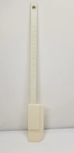 The Pampered Chef Silicone Spatula White  11" Mix Scraper Baking Cooking Utensil - Picture 1 of 8