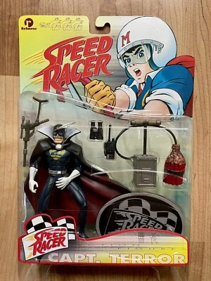 Vintage ReSaurus Speed Racer Capt. Terror Action Figure 1999 Series 1 New Sealed - Image 1 of 2