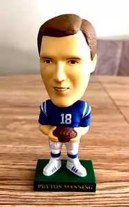 VINTAGE INDIANAPOLIS COLTS PEYTON MANNING BOBBLE HEAD - COME NUOVO! - Foto 1 di 4
