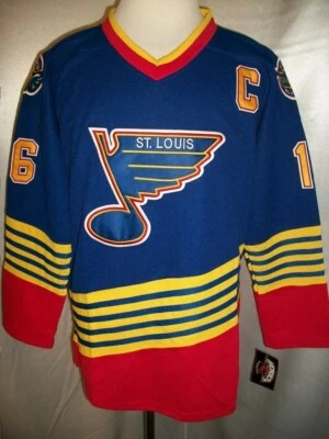 Brett Hull St. Louis Blues Blue & Red "1995-1998 Throwback" CCM NHL Jersey - Image 1 of 2