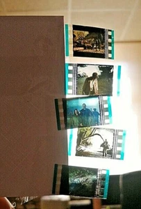 the lost world 35mm set of five film cells rare stegosaurus family jurassic park - Picture 1 of 4