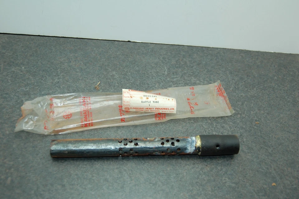 NOS GENUINE Kawasaki 18033-040 Baffle Tube F5 F8 F81M Big Horn Bison NEW OLD - Image 1 of 4
