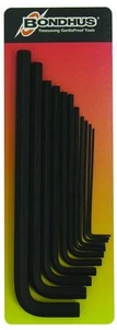 Bondhus 12333 ProGuard Hex End L-Wrenches Set, .050" - 3/8", 11 Pc. - Picture 1 of 1