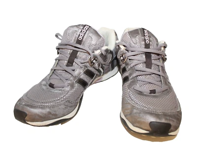 ADIDAS Womans Oxford Sneaker Shoes Size 9.5 / 42 Grey Purple - Image 1 of 4