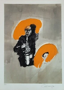 GIANCARLO CAZZANIGA cm 25X35 OFFERTA Quadro SERIGRAFIA Num P.A. ORIGINALE - Foto 1 di 3