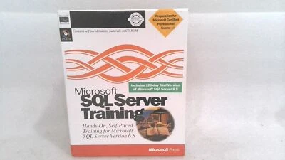 MICROSOFT SQL 1-55615-930-7 ENTRENAMIENTO DE SERVIDOR -VOL 1-2, CD-ROM SELLADO, VERSIÓN 6.5 Foto 1 de 4