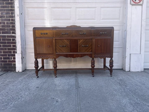 Stunning Antique Art Deco Buffet Cover