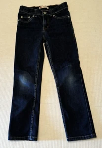 Kids Levi's 512 Slim Taper Blue Jeans 7 Reg Soft Flex Stretch Kidcore Blokecore - Picture 1 of 15