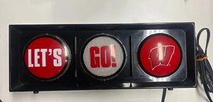 NCAA Let's Go Wisconsin Badgers Fußball Basketball Blinklicht - Bild 1 von 4