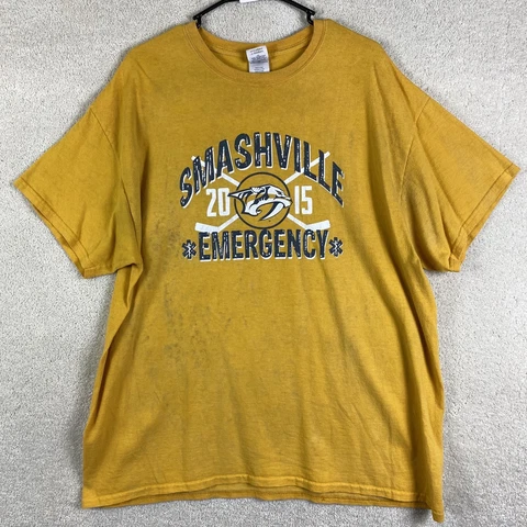 Nashville Predators NHL Hockey Adult Size X-Large '15 Smashville Emergency Shirt Cover