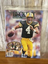Beckett Football Card Monthly: January 1996 Issue #70 - Quarterback Brett Favre