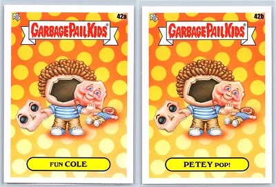 Funko Pop! Набор из 2 карточек Garbage Pail Kids Spoof Cole & Petey - Изображение 1 из 2