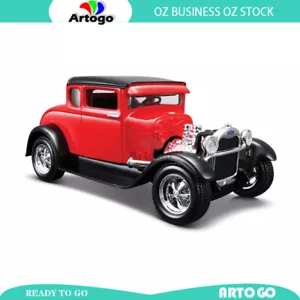 1929 Ford Model A-Red Scale 1:24 Model Car Diecast Toy Gift Hobby Collection - Picture 1 of 4