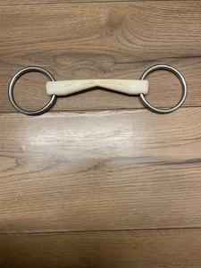 5 1/4” Sprenger Duo / Nathe Loose Ring Snaffle Plastic Bit - Picture 1 of 11