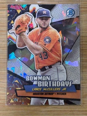 2018 Bowman - Bowman Birthdays Lance McCullers Jr. #BB-LM Atomic Refractor /150 - Image 1 of 2