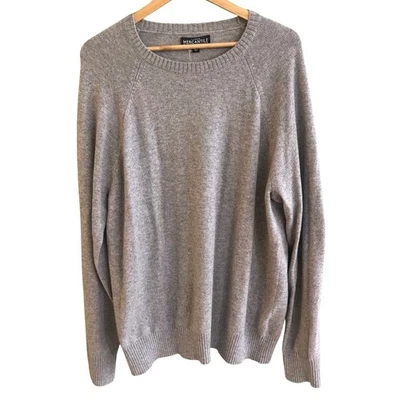 J Crew Mercantile Gray Long Sleeve Sweater Lambs Wool Blend Pull Over XL MensNWT - Image 1 of 4
