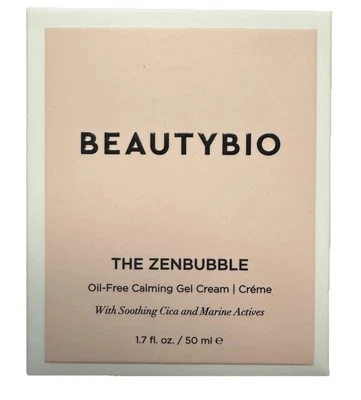 Crema en gel calmante sin aceite BeautyBio The Zenbubble 1,7 oz/50 ml sellada Foto 1 de 4