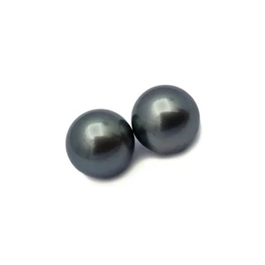 PERLE TAHITI GRIGIO QUALITA' PLATINUM - COPPIA 10 mm - Imagen 1 de 1