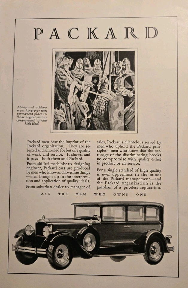 Anuncio Packard 1929 Foto 1 de 1