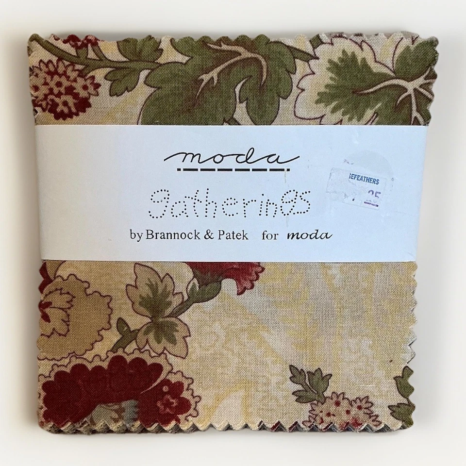 Gatherings Charm Pack Brannock & Patek Civil War Repro Moda 42 Pc NEW - Image 1 of 3