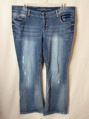 Jeans Premium Vanity Collection 34W/35L Azul Lavado Claro Envejecido Foto 1 de 4