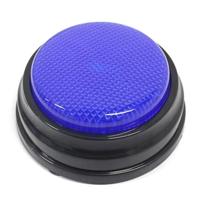 Recordable Talking Button With Led Function Buzzers Blue