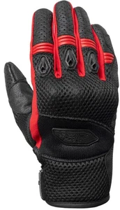 Tourmaster Draft Air Mens Textile Motorcycle Gloves Black/Red - Picture 1 of 2