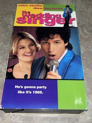 The Wedding Singer (VHS, 1998) - Adam Sandler & Drew Barrymore **TESTED** - Image 1 of 4