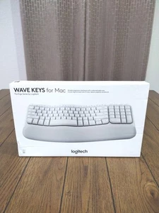 Logitech Wave Keys for Mac Ergonomic Wireless Keyboard with Integrated Palm Rest - Picture 1 of 10