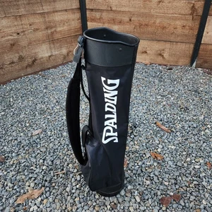 Spalding Sunday Golf Bag Black 3-way Carry w/ Shoulder Strap Light - Picture 1 of 10
