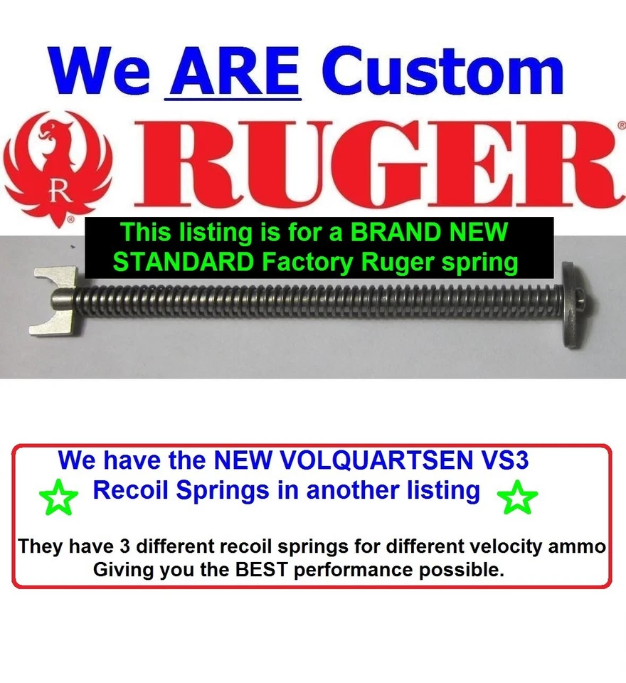 Ruger MK I II III Recoil Spring Assembly Guide Rod Mark 1 2 3 22/45 22 45