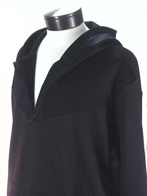 ID IDEOLOGY Hoodie Pullover 1/4 Zip Port/Black Space Dye Tech Fleece Men's XXL - Image 1 of 4