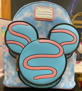 Disney Parks Eats Collection Macaron Mini Loungefly Backpack 2024 NWT - Picture 1 of 7