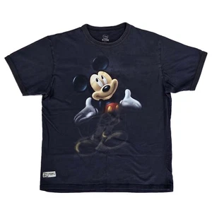 Disney Store Studio Collection Mickey Mouse T-Shirt Mens Large Black Tee - Picture 1 of 9
