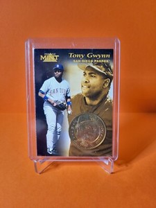 1997 Pinnacle Mint Baseball Tony Gwynn #21 Card & Coin San Diego Padres HOF 