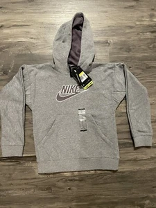 Kids Nike Hoodie Sweater Gray S Small - Picture 1 of 2
