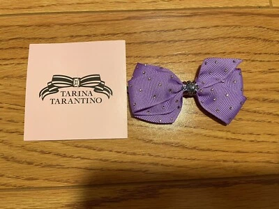 Arco usado Tarina Tarantino Swarovkski clipe em qualquer lugar em lilás - Imagem 1 de 2