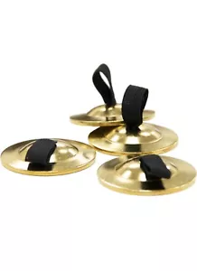 2 pares de platillos de dedo de latón fundido Basic Beat BB732 - Imagen 1 de 6