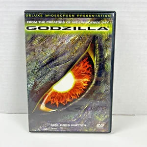 Godzilla (DVD, 1998) Deluxe Widescreen Presentation- Good - Picture 1 of 7