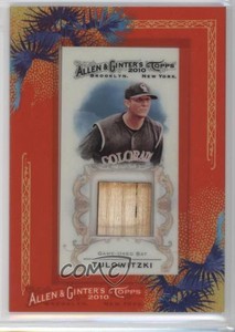2010 Topps Allen & Ginter's Framed Mini Relics Troy Tulowitzki #AGR-TT