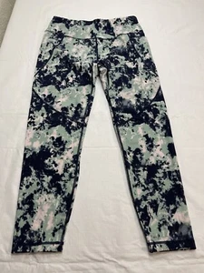 Sweaty Betty Power 7/8 Workout Leggings Size Medium Green Abstract Tie Dye Print - Picture 1 of 13